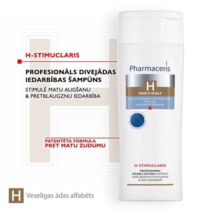 PHARMACERIS H-Stimuclaris pretblaugznu šampūns 250 ml