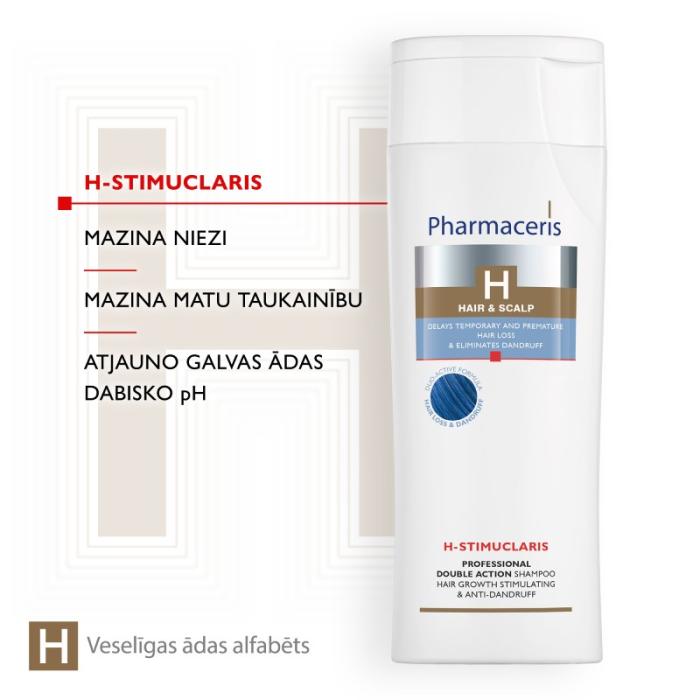 PHARMACERIS H-Stimuclaris pretblaugznu šampūns 250 ml