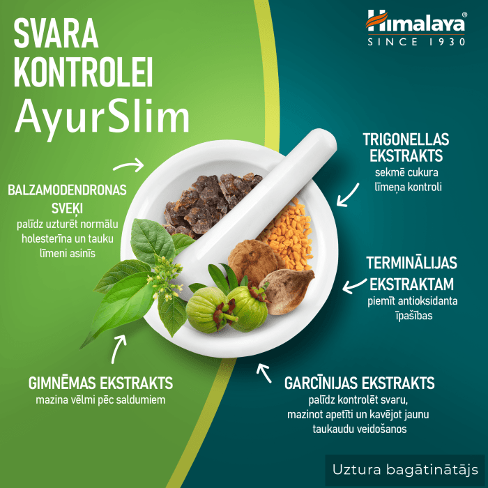 HIMALAYA AyurSlim kapsulas N60