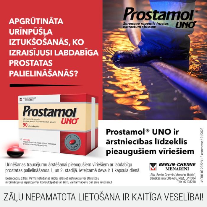 PROSTAMOL Uno 320mg mīkstās kapsulas N90