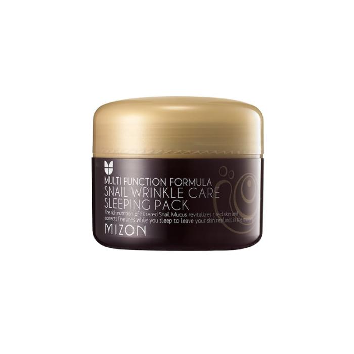 MIZON Snail Wrinkle Care Sleeping Pack sejas maska 80ml