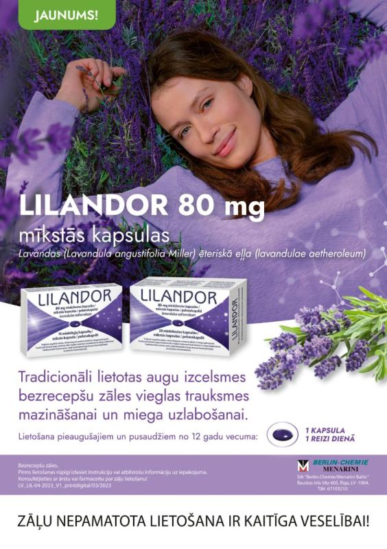 LILANDOR 80mg mīkstās kapsulas N28