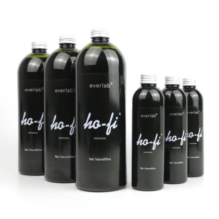 HO-FI Original Na+hlorofilīns ūdens šķīdums 250 ml