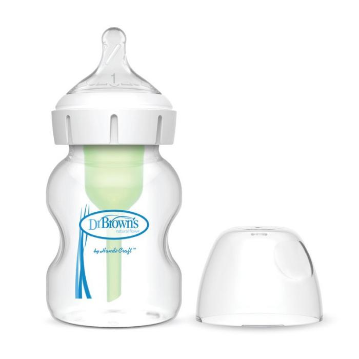 DR.BROWNS Options+ pudelīte ar platu kakliņu 150ml