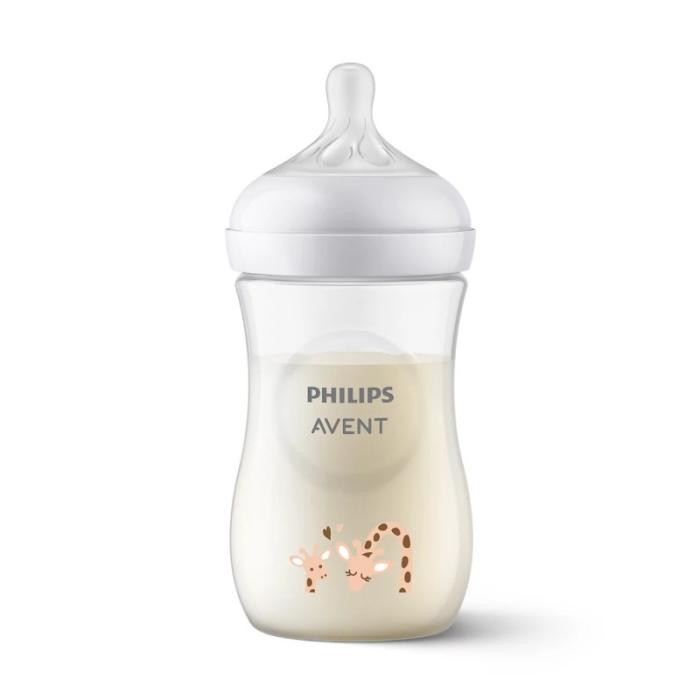 PHILIPS AVENT Natural Response Giraffe zīdaiņu barošanas pudelīte, 3-6m, 260ml