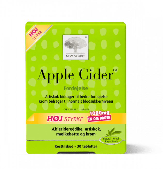 NEW NORDIC Apple Cider Mega Strenght tabletes N30