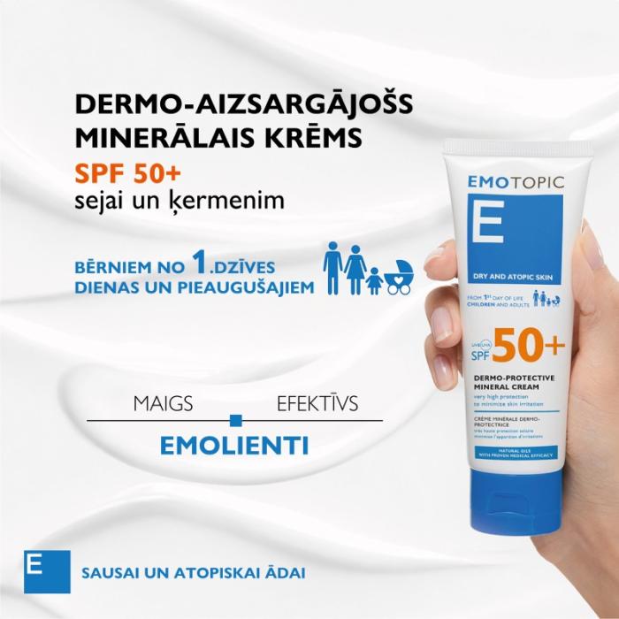 PHARMACERIS Emotopic Dermo Protect SPF50+ krēms 75ml