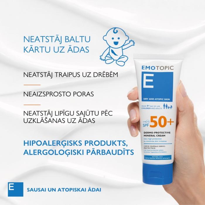 PHARMACERIS Emotopic Dermo Protect SPF50+ krēms 75ml