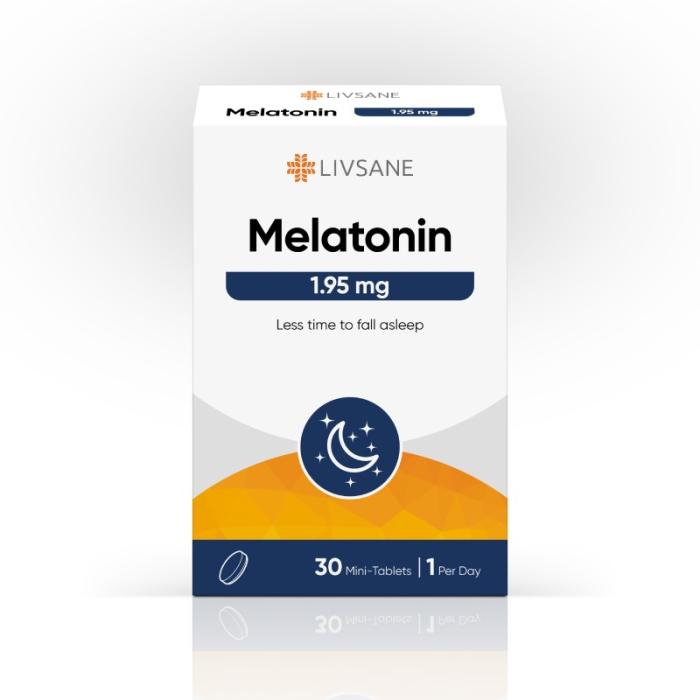 LIVSANE Melatonīns 1,95mg tabletes N30