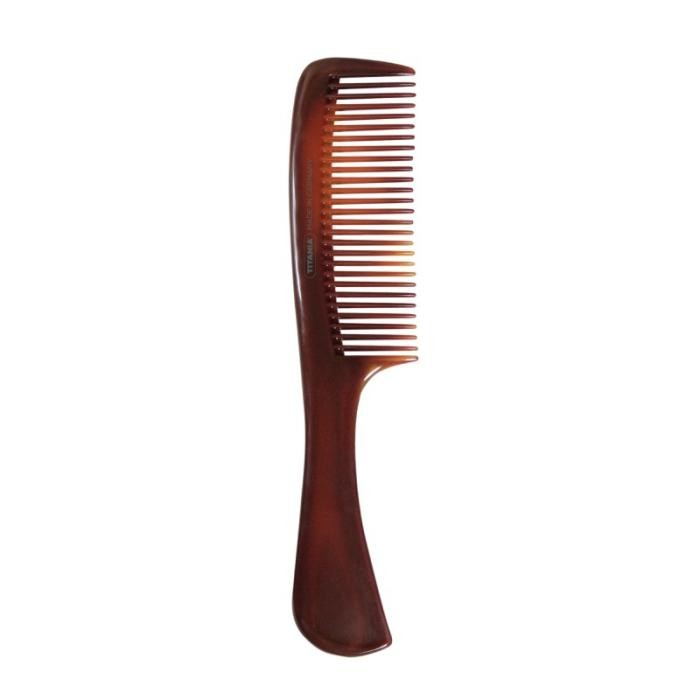 TITANIA ķemme ar rokturi brūna 21cm