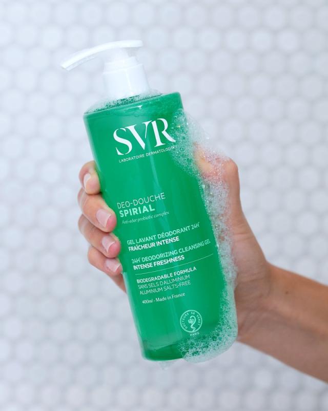 SVR Spirial Deo-Douche ķermeņa mazgāšanas želeja 400 ml
