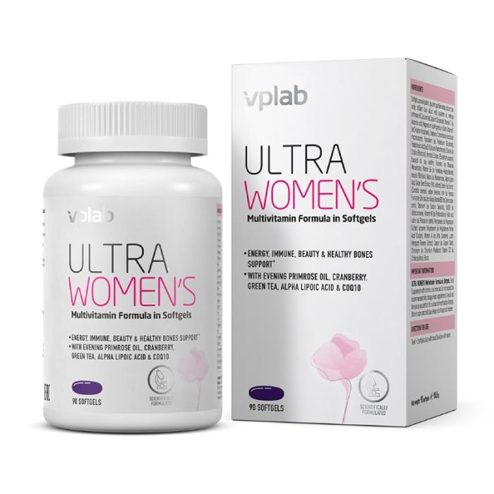 VPLAB Ultra Womens Multivitamin Formula mīkstās kapsulas N90