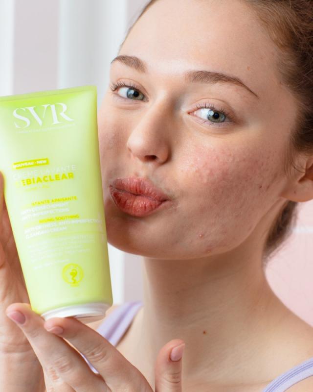 SVR Sebiaclear Crème Lavante krēmveida mazgāšanas līdzeklis 200 ml