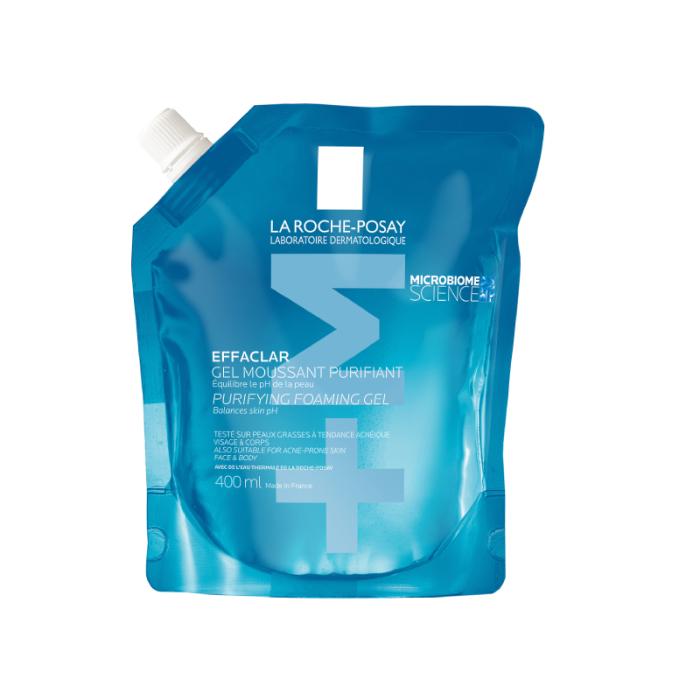 LA ROCHE-POSAY Effaclar putojoša attīroša želeja Refill 400ml