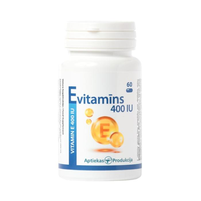AP E vitamīns 400IU kapsulas N30