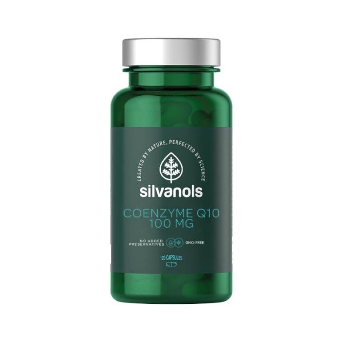 SILVANOLS Coenzyme Q10 100 mg kapsulas N120