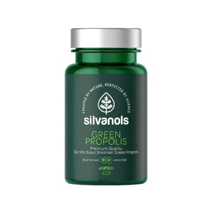 SILVANOLS Green Propolis kapsulas N60