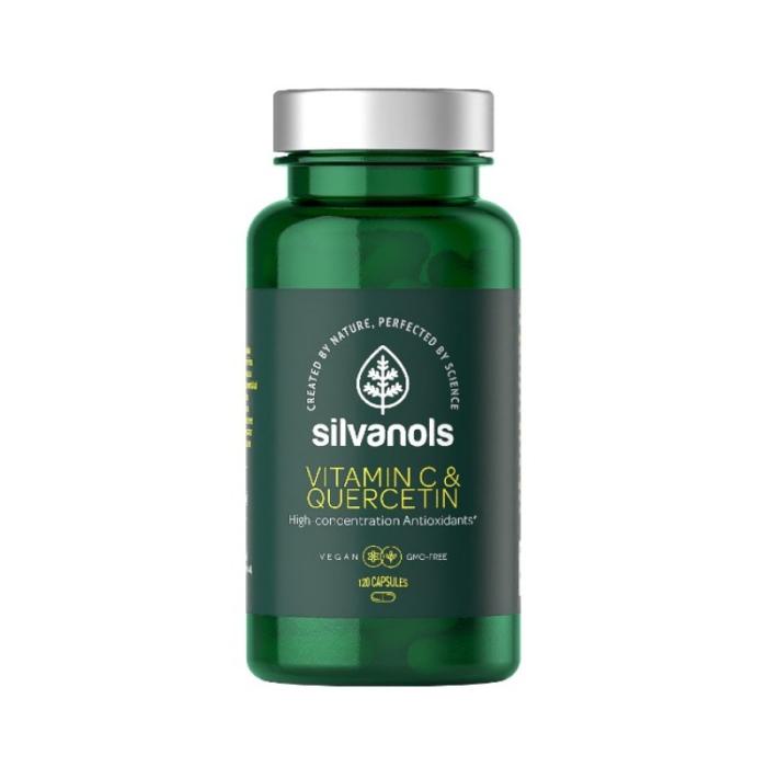 SILVANOLS Vitamin C & Quercetin kapsulas N120