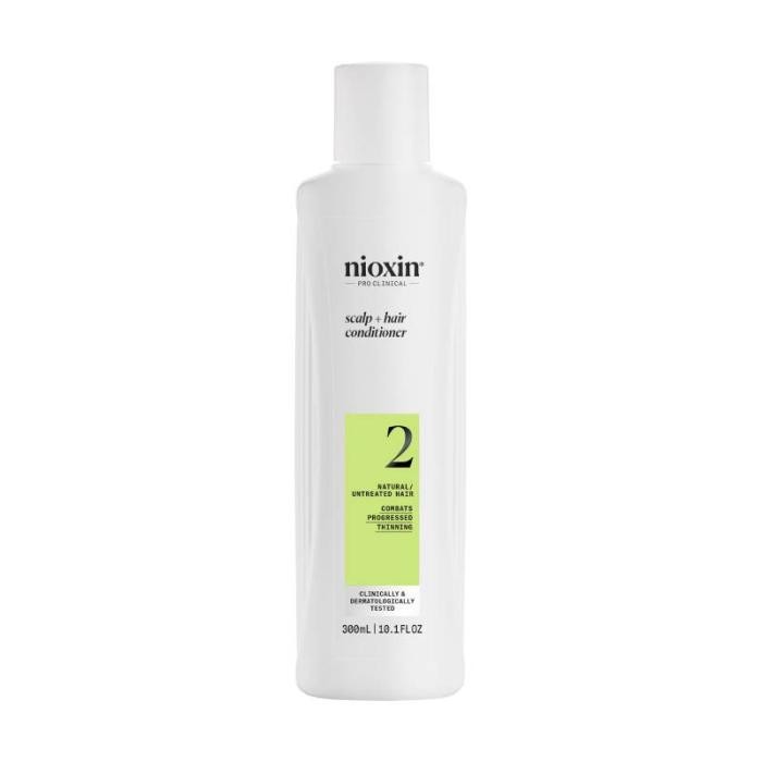 NIOXIN System 2 kondicionieris dabiskiem matiem ar progresējošu tendenci kļūt plānākiem 300ml