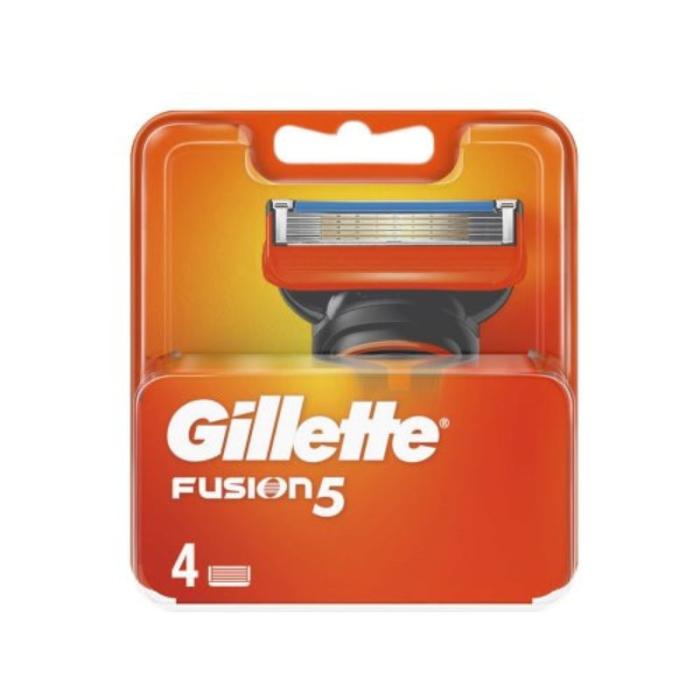 GILLETTE Fusion 5 maināmas skuvekļa galviņas N4