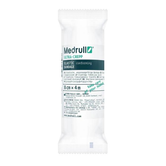 MEDRULL Ultra Crepp elastīgā saite 8cmx4m