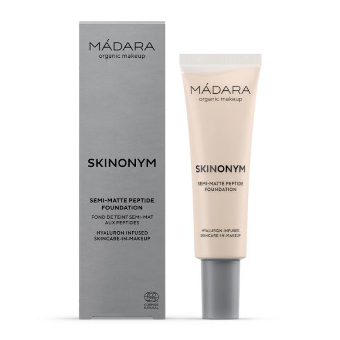 MADARA Skinonym pusmatēts tonālais krēms ar peptīdiem, #10 PORCELAIN 30ml