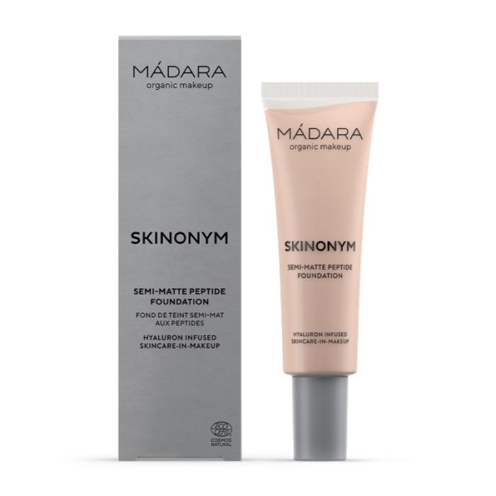 MADARA Skinonym pusmatēts tonālais krēms ar peptīdiem, #30 ROSE IVORY 30ml