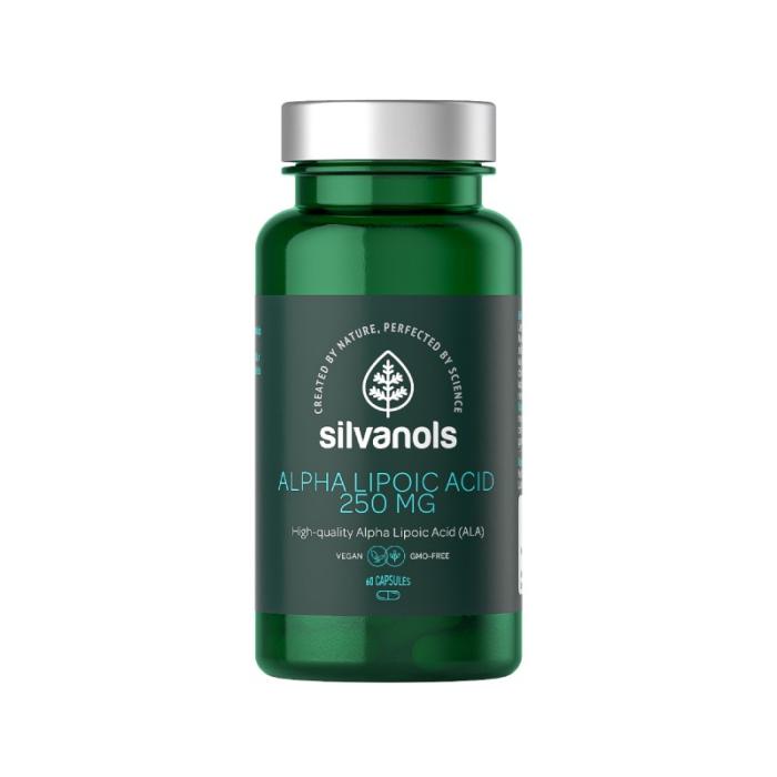 SILVANOLS Alpha Lipoic Acid 250mg kapsulas N60