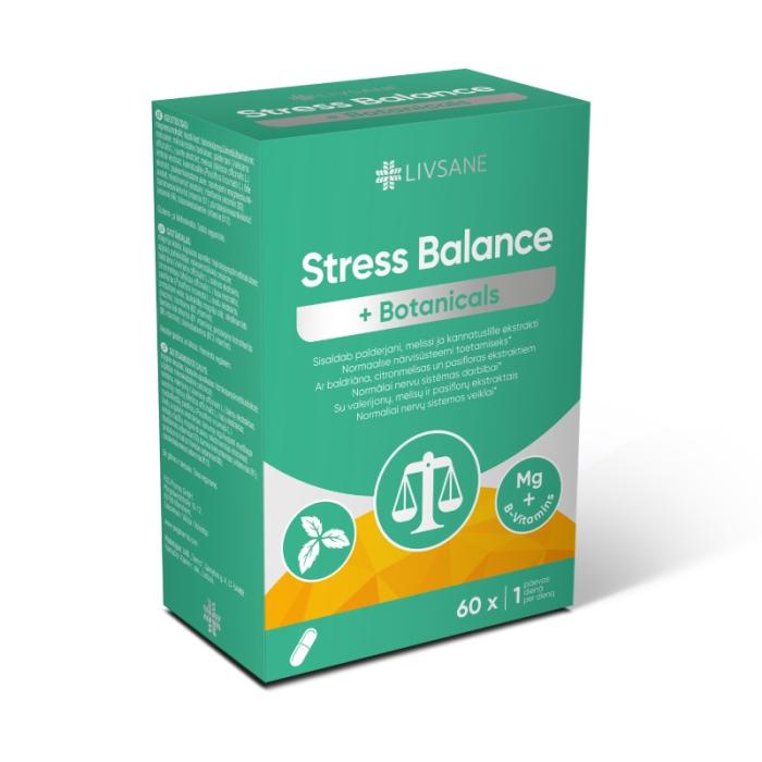 LIVSANE Stress Balance + Botanicals kapsulas N60