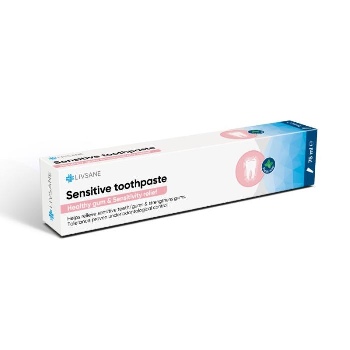LIVSANE Sensitive zobu pasta 75ml