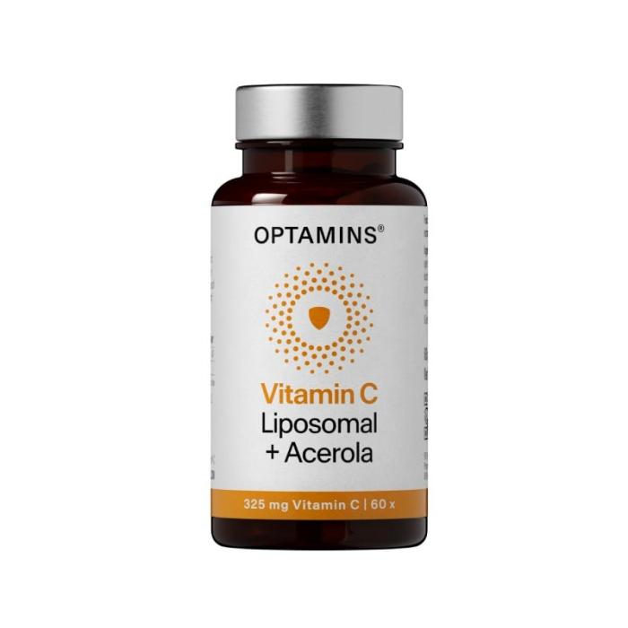 OPTAMINS C vitamīns Liposomal + Acerola kapsulas N60