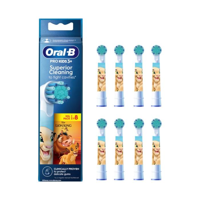 ORAL B PRO Kids 3+ Lion King elektriskās zobu birstes uzgaļi N8