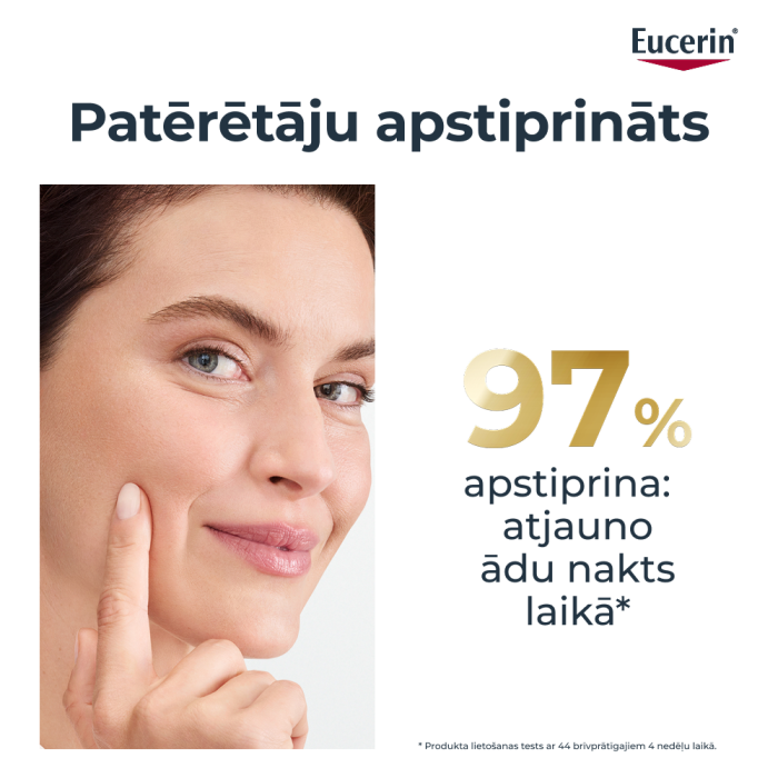 EUCERIN Hyaluron-Filler + Elasticity nakts krēms uzpildes iepakojums (Refill) 50ml