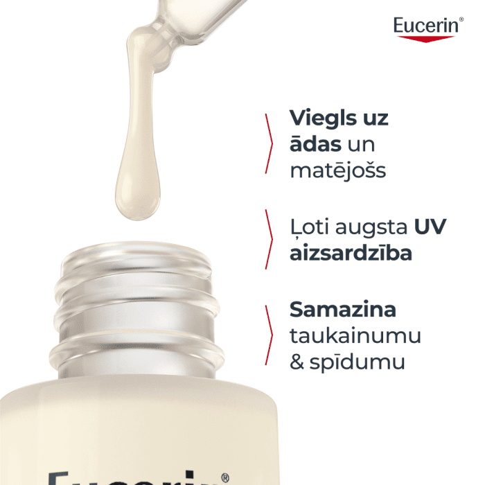 EUCERIN Sun Oil Control SPF 50+ īpaši viegls ikdienas serums 30ml