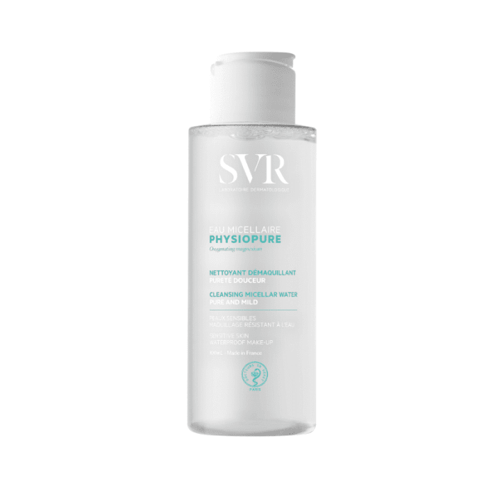 SVR Physiopure Eau Micellaire micelārais ūdens dekoratīvās kosmētikas notīrīšanai 100 ml