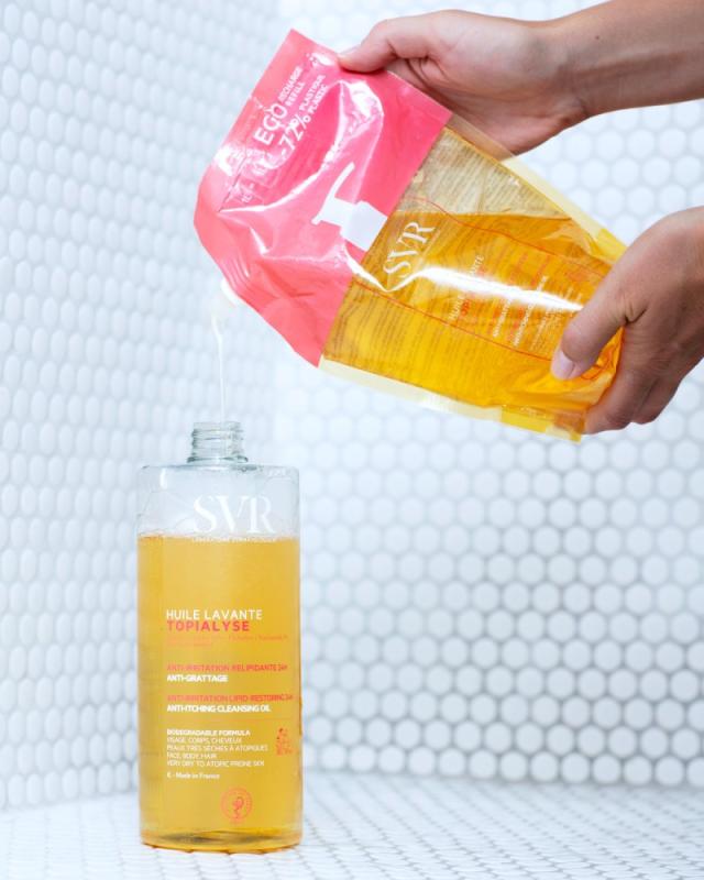 SVR Topialyse Huile Lavante mazgāšanas eļļa atopiskai ādai Refill 1000 ml