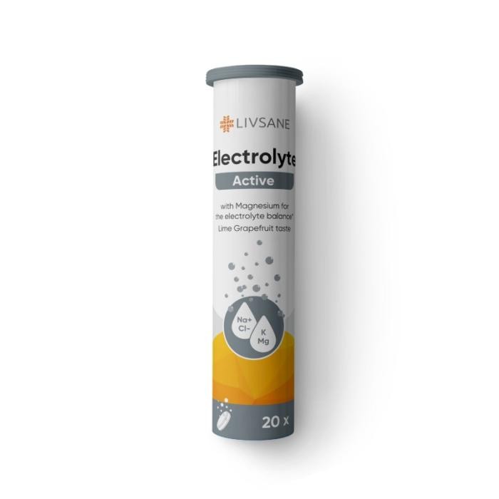 LIVSANE Electrolyte Active šķīstošās tabletes N20