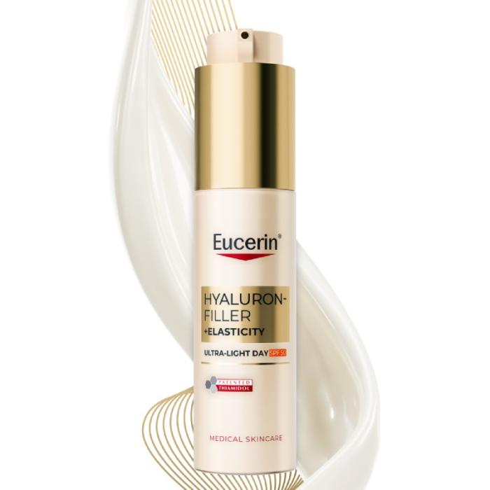 EUCERIN Hyaluron-Filler+Elasticity SPF50 ļoti vieglas tekstūras dienas krēms 50ml