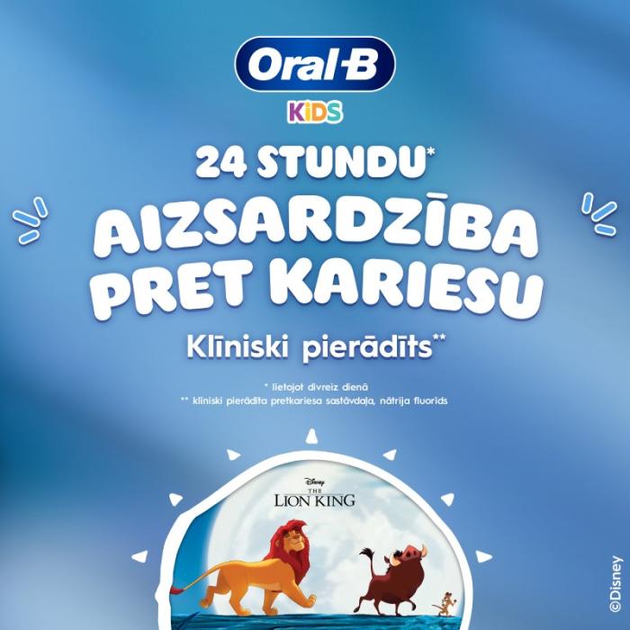 ORAL B Kids Lion King zobu pasta 6+ mēn. 60ml