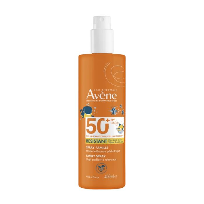 AVENE Sun SPF50+ saules aizsardzības aerosols ģimenei 400ml