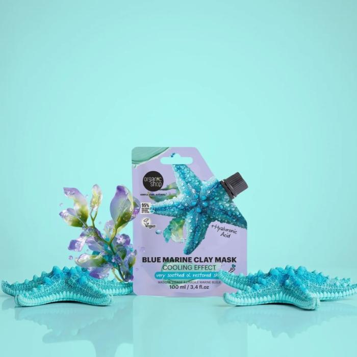 ORGANIC SHOP Blue Marine māla sejas maska 100ml