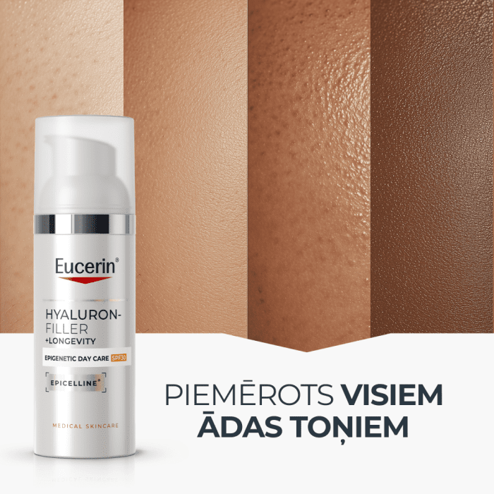EUCERIN Hyaluron-Filler + Longevity Epigenetic SPF30 dienas krēms 50 ml