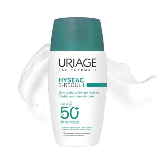 URIAGE Hyseac 3-Regul+ SPF50+ emulsija 50ml