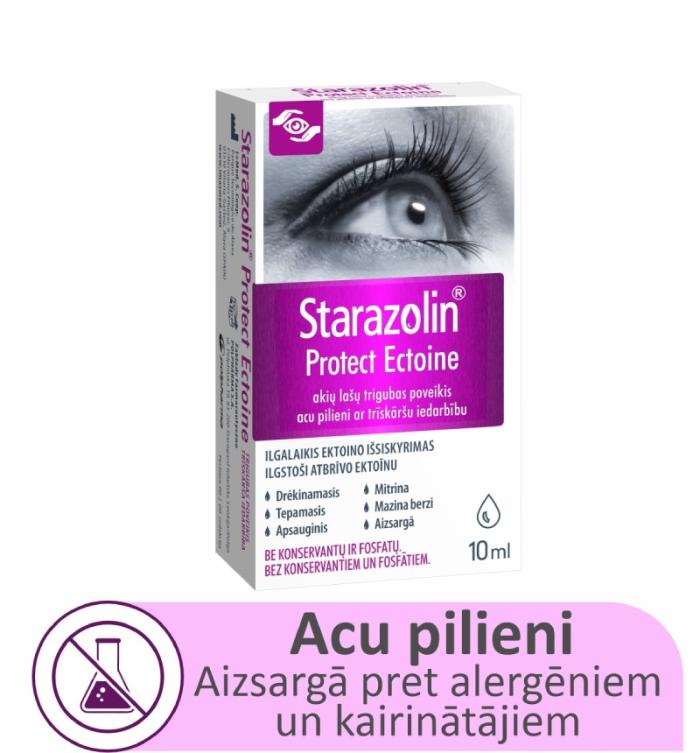 STARAZOLIN Protect Ectoine acu pilieni 10ml