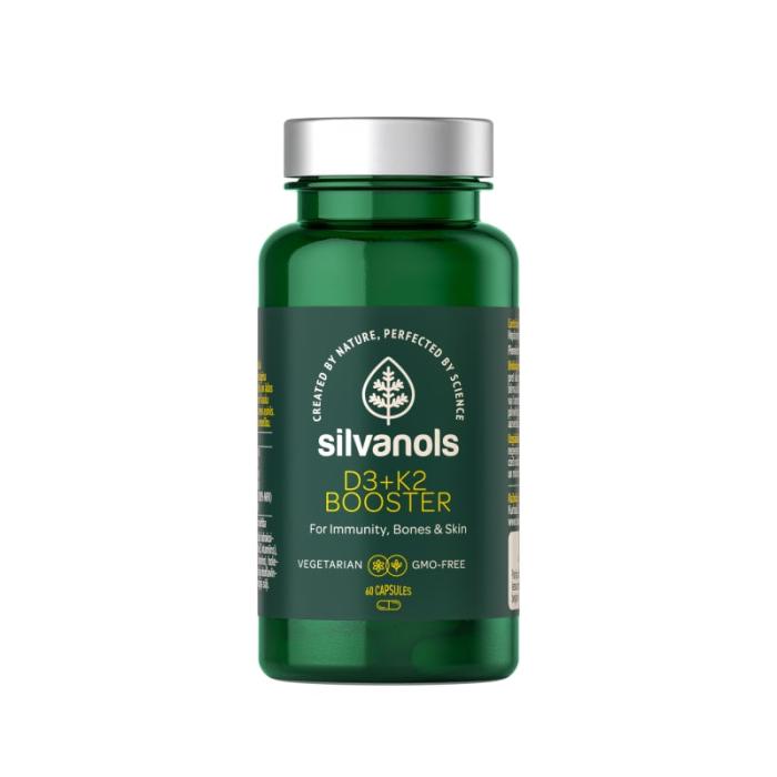 SILVANOLS D3 +K2 vit. Booster kapsulas N60