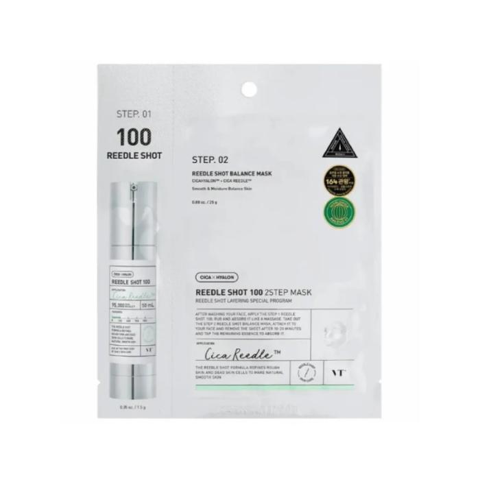 VT COSMETICS Mild Reedle Shot 100 2 soļu sejas maska N1