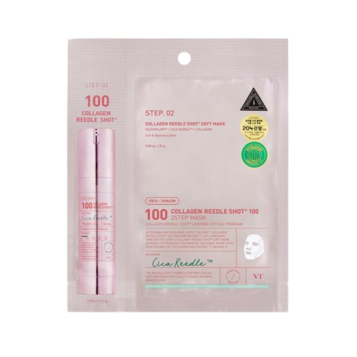 VT COSMETICS Collagen Reedle Shot 100 2 soļu sejas maska N1