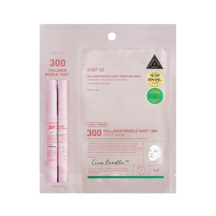 VT COSMETICS Collagen Reedle Shot 300 2 soļu sejas maska N1
