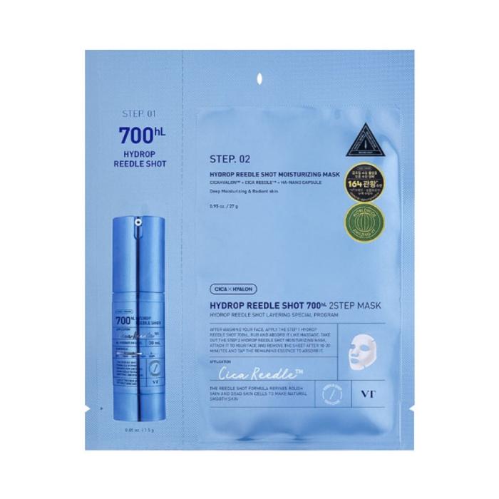 VT COSMETICS Hydrop Reedle Shot 700hL 2 soļu sejas maska N1
