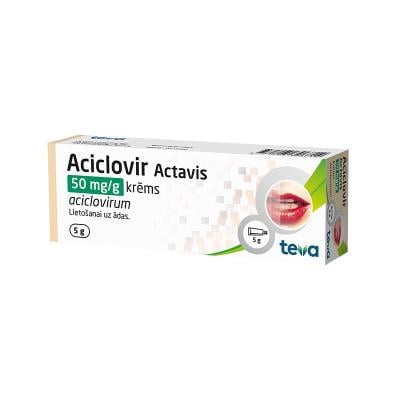 ACICLOVIR Actavis 50mg/g krēms 5g  